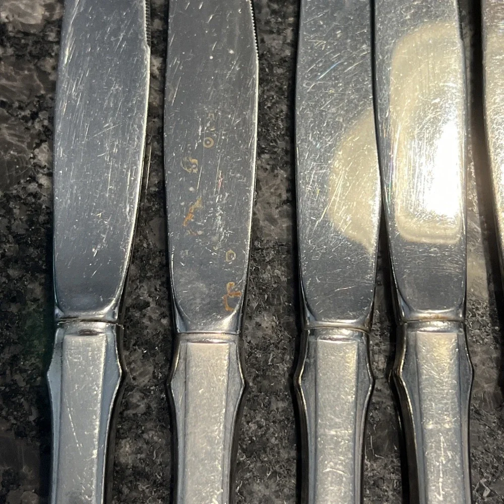 Vintage Oneida Community Paul Revere Stainless Steel Flatware Assorted Lot Of 27